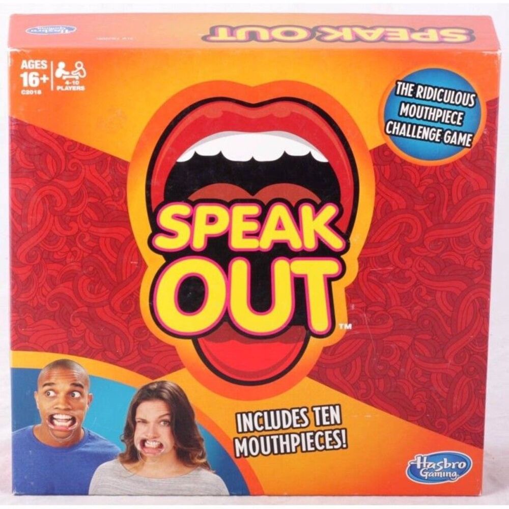 HASBRO Speak Out The Ridiculous Mouthpiece Challenge Game